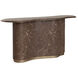 Isola 65 X 32 inch Marble Look / Mocha Outdoor Console Table